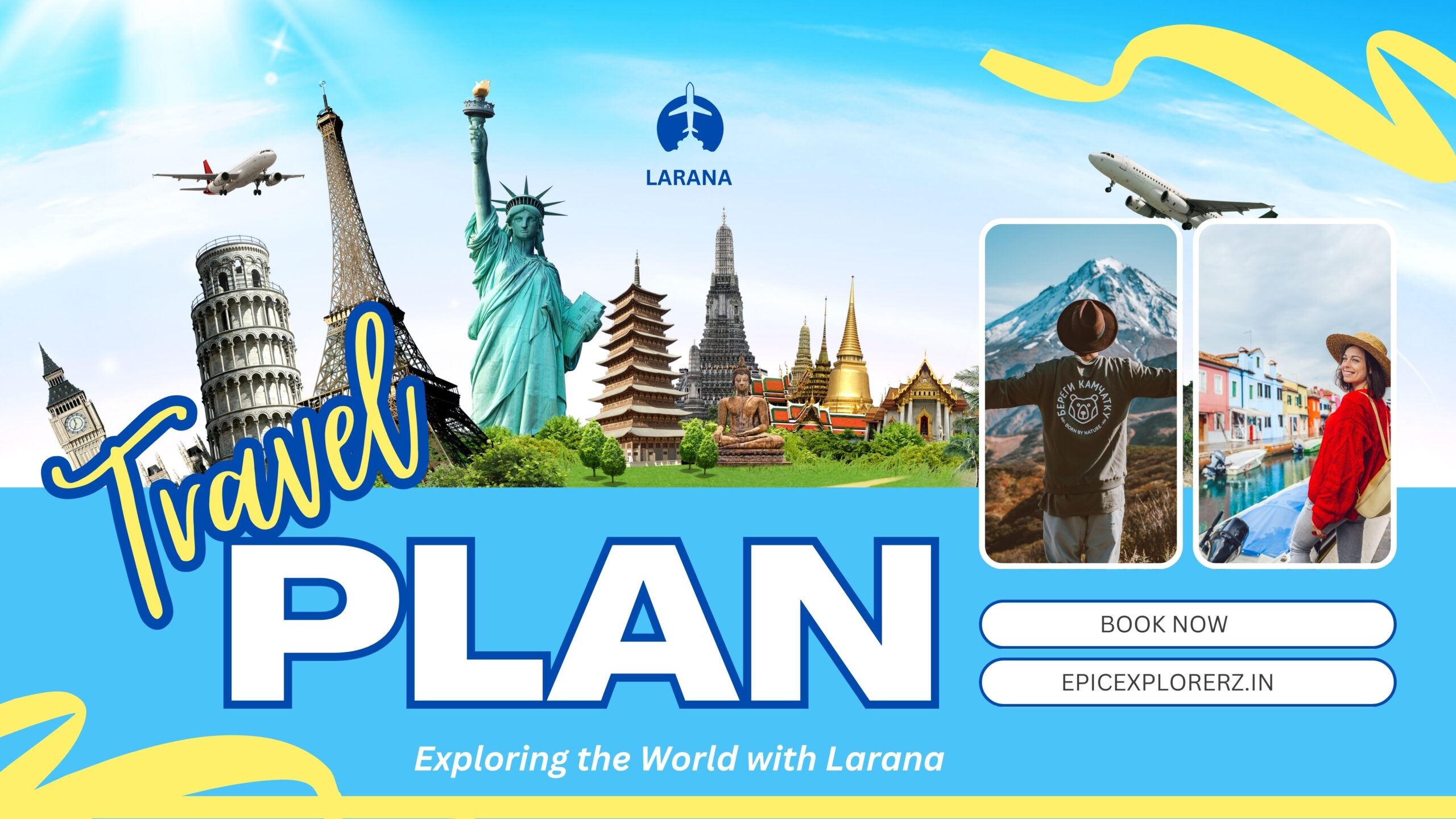 Blue White Bold Travel Package Promotion Presentation (3)